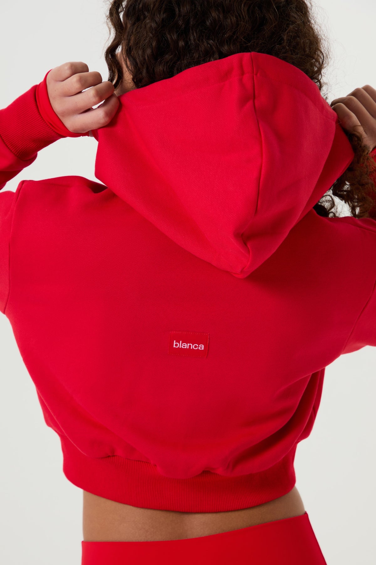 Cropped Zip up Jacket - Red - Older Girls