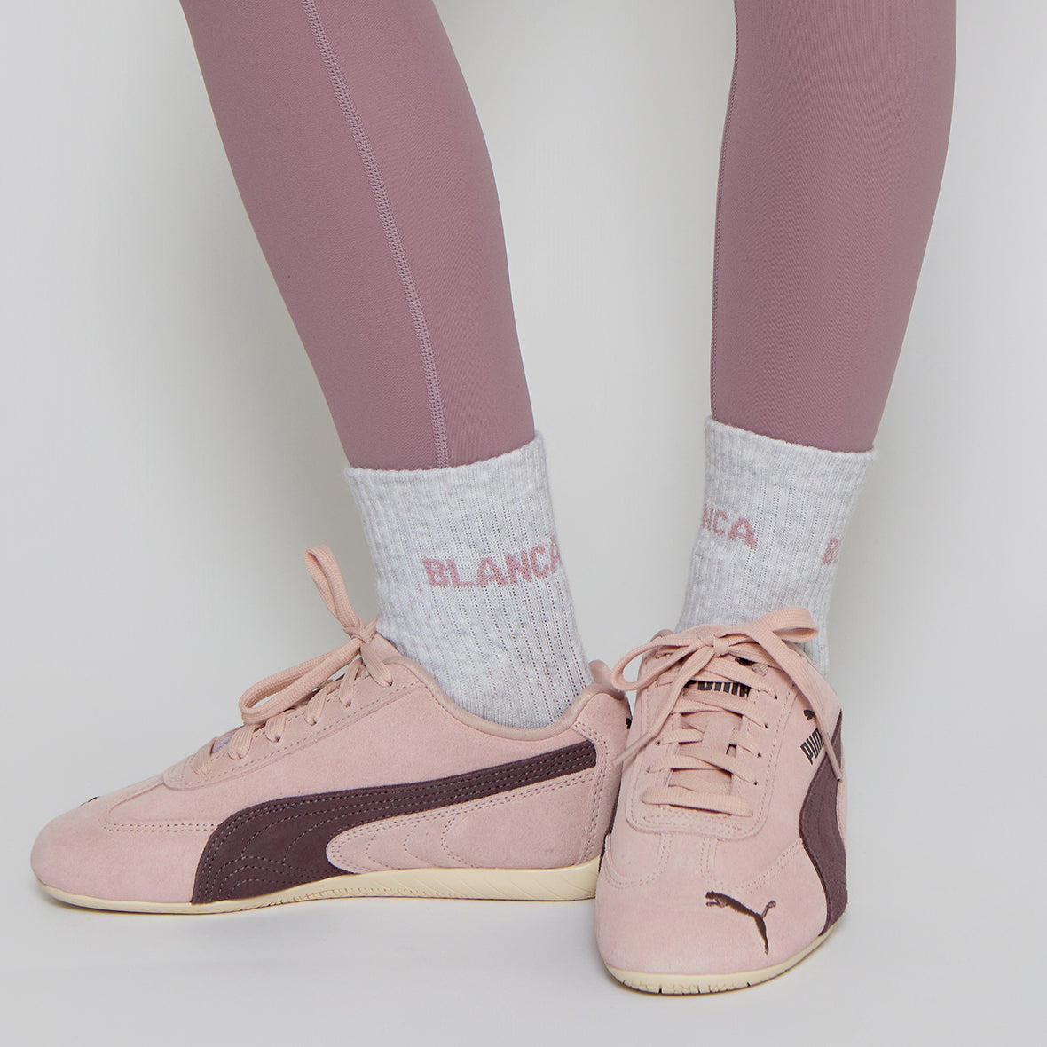 Socks- Marl Grey, Mauve