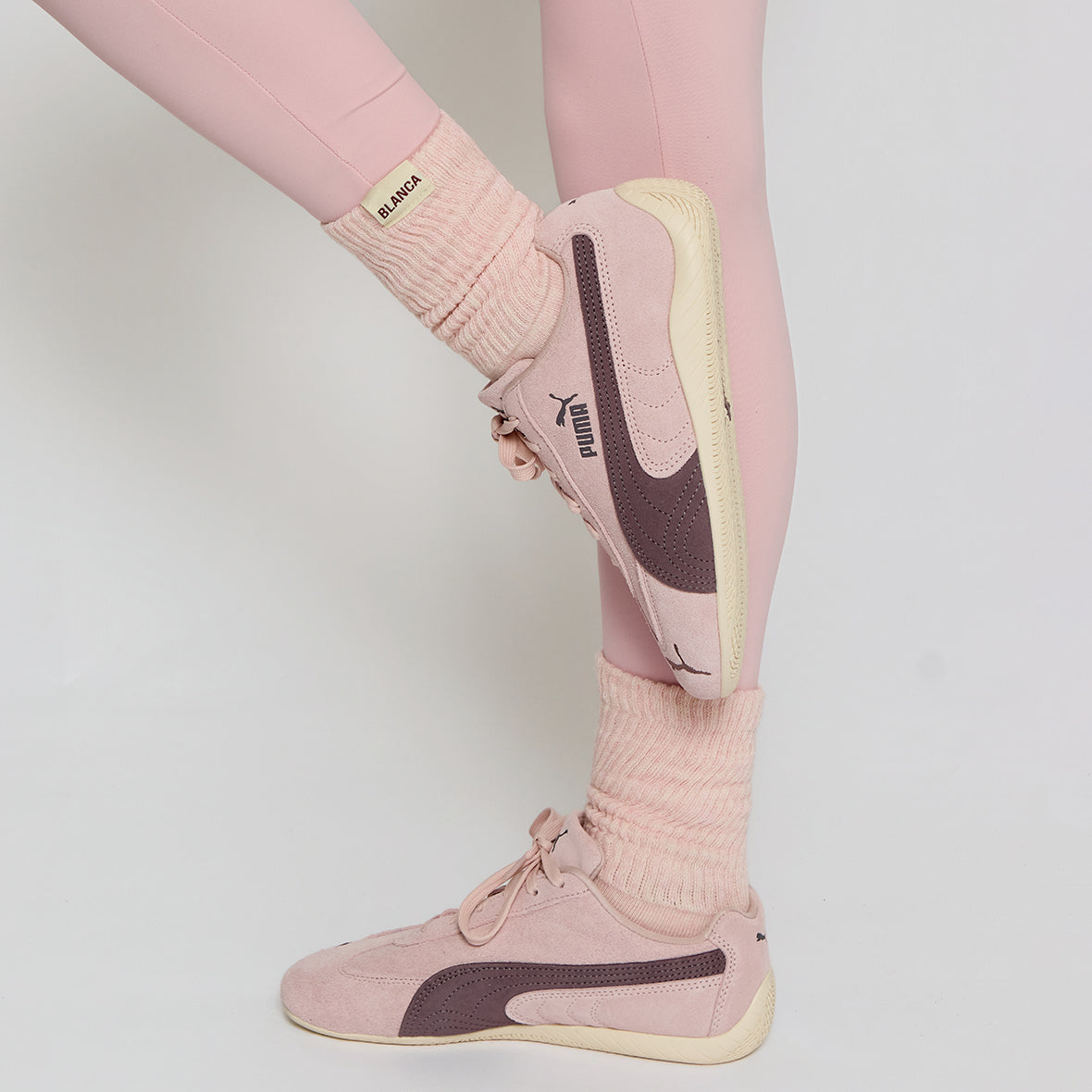 Knitted Socks- Dusky Pink