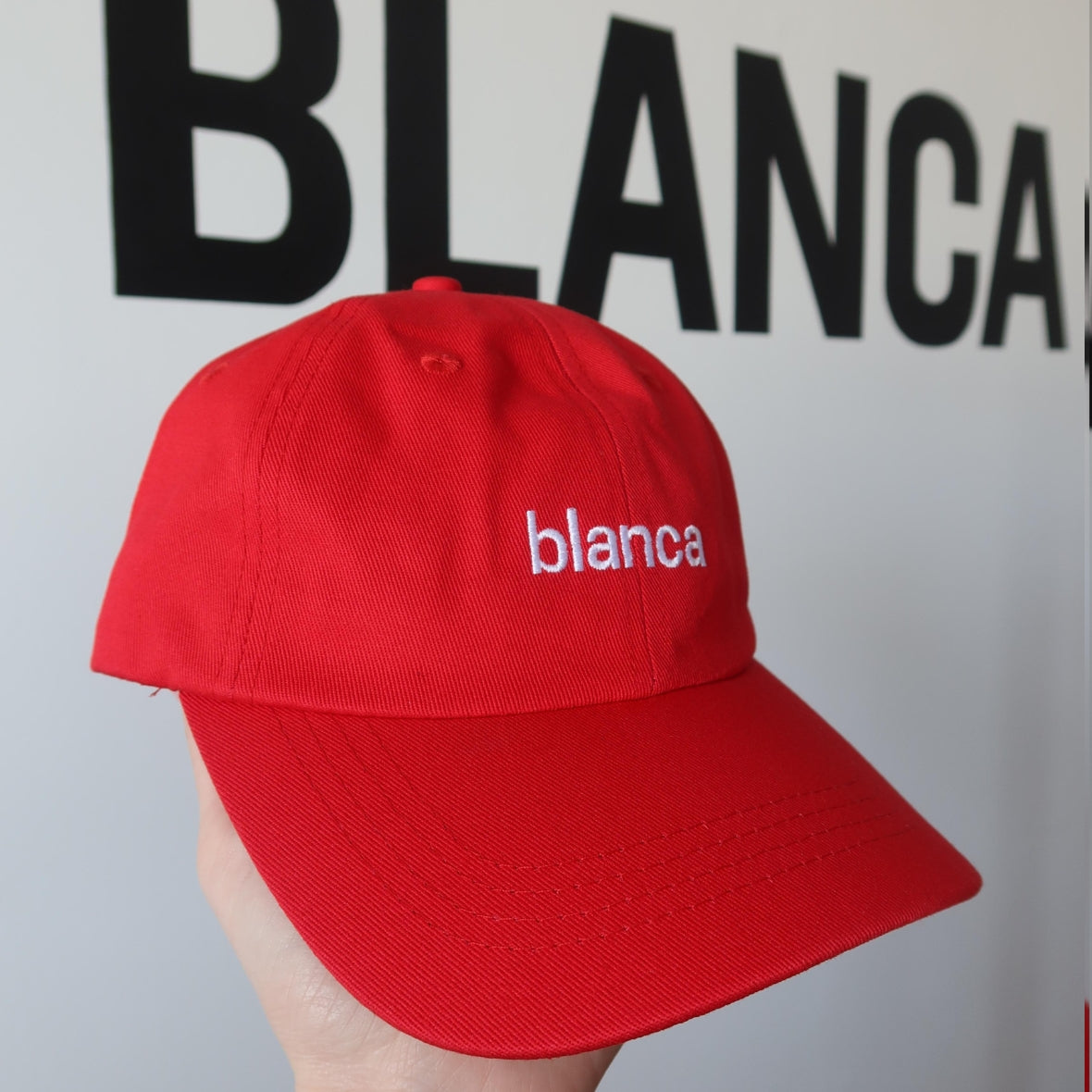 Blanca Dad Cap - Red