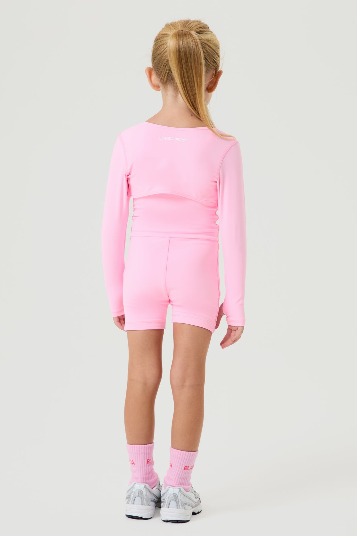 Stretch Shrug, Bubblegum Pink - Younger Girls