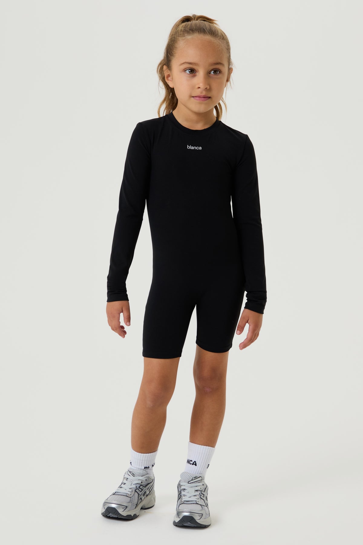 Short Unitard - Black - Younger Girls