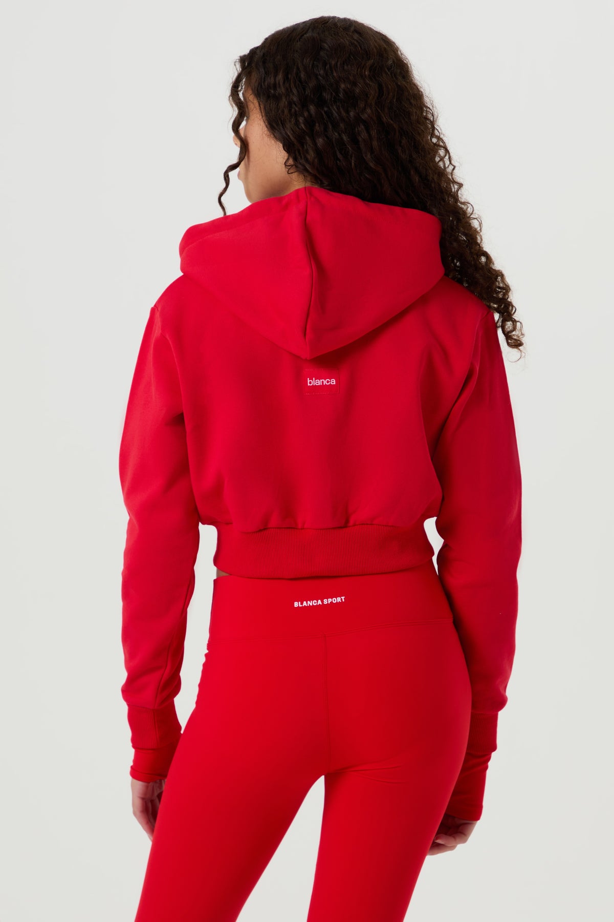 Cropped Zip up Jacket - Red - Older Girls