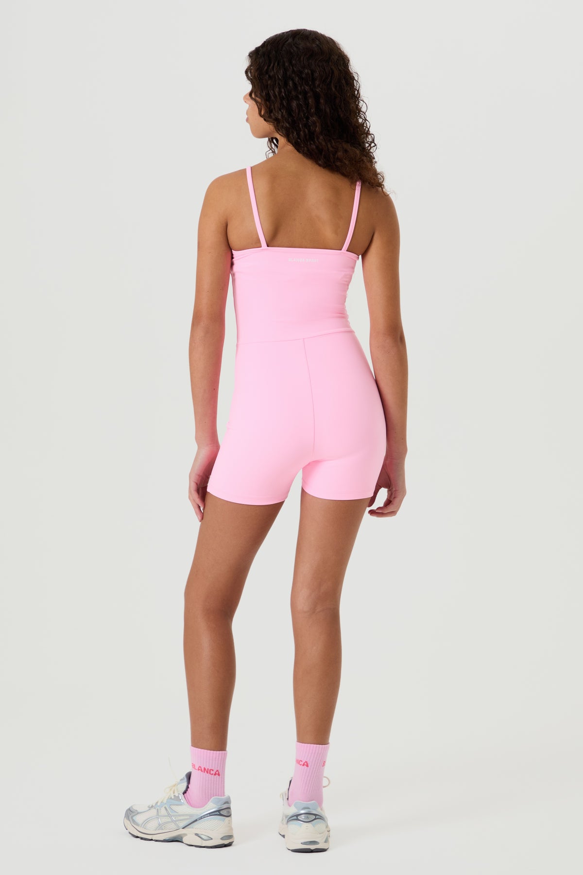 Spaghetti Strap Unitard, Bubblegum Pink - Older Girls