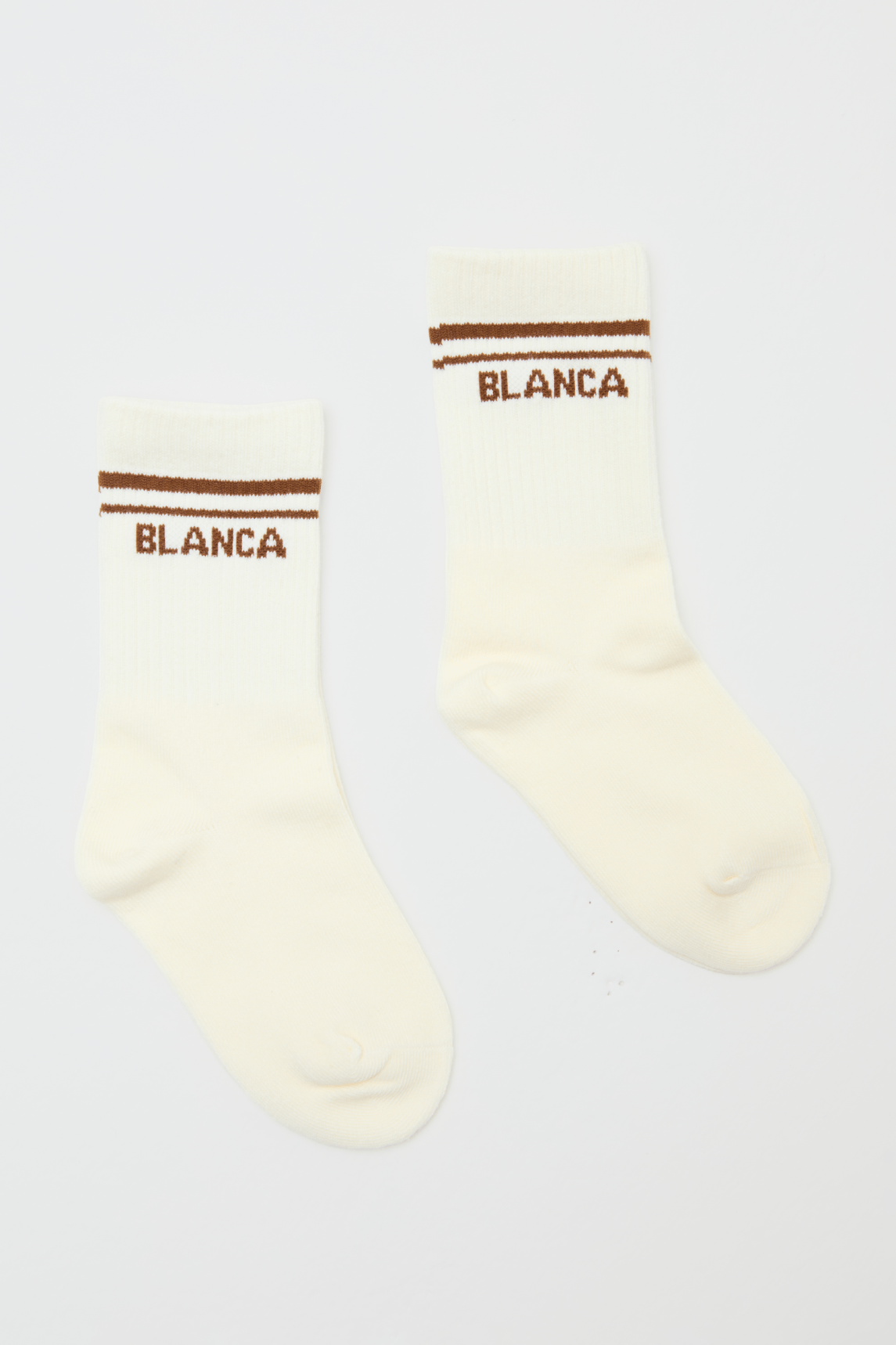 Socks, Cream-Brown, Sport