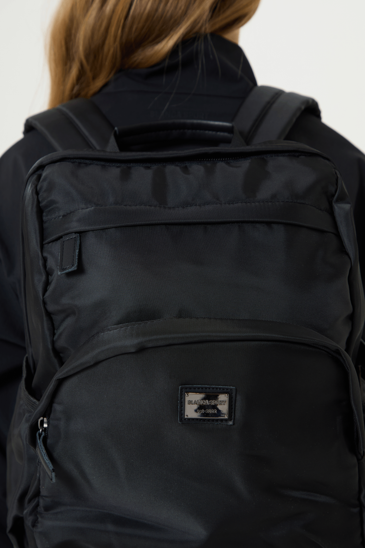 Nylon Backpack, Black