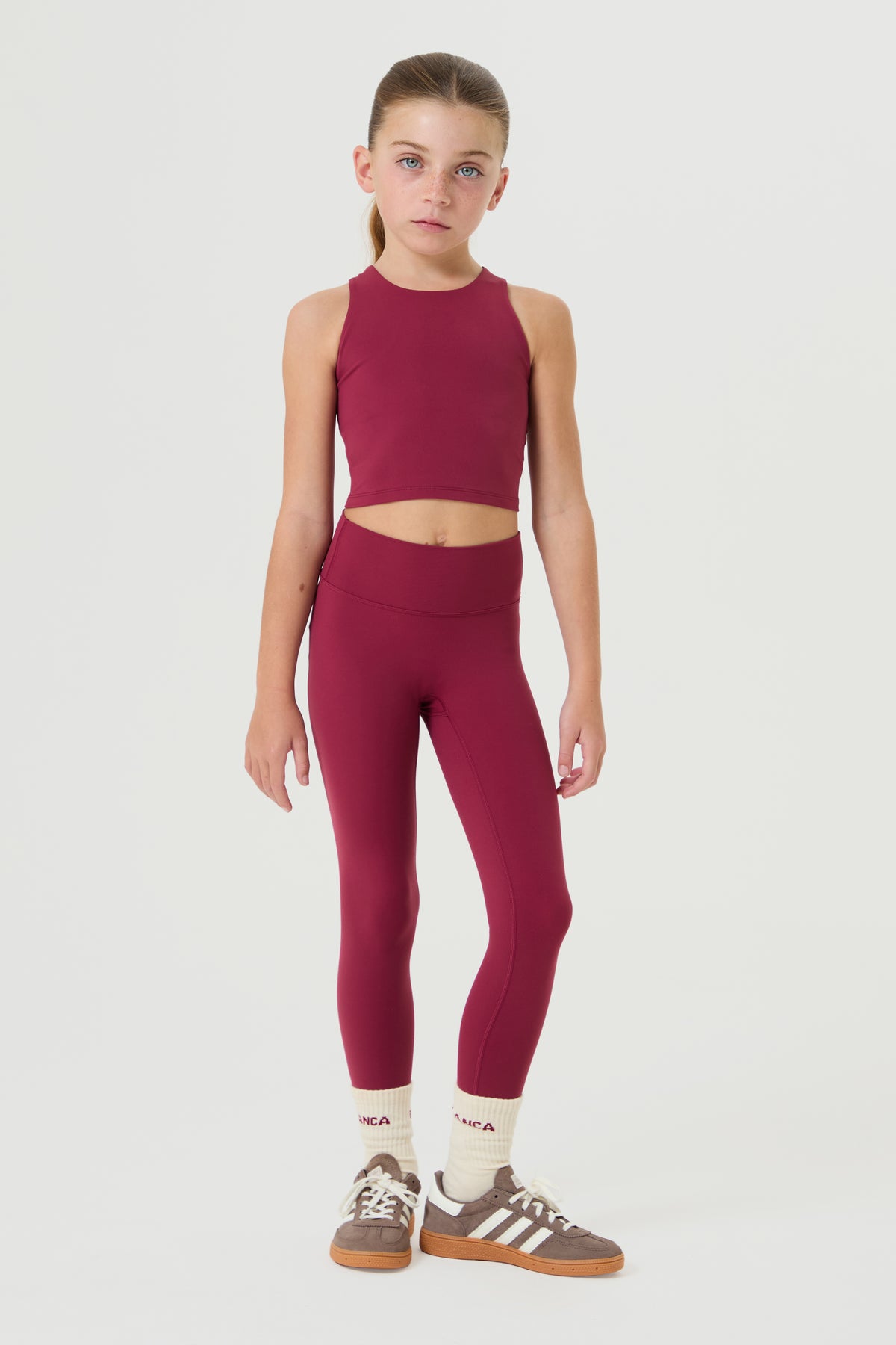 Active Set- Merlot Red - Younger Girls