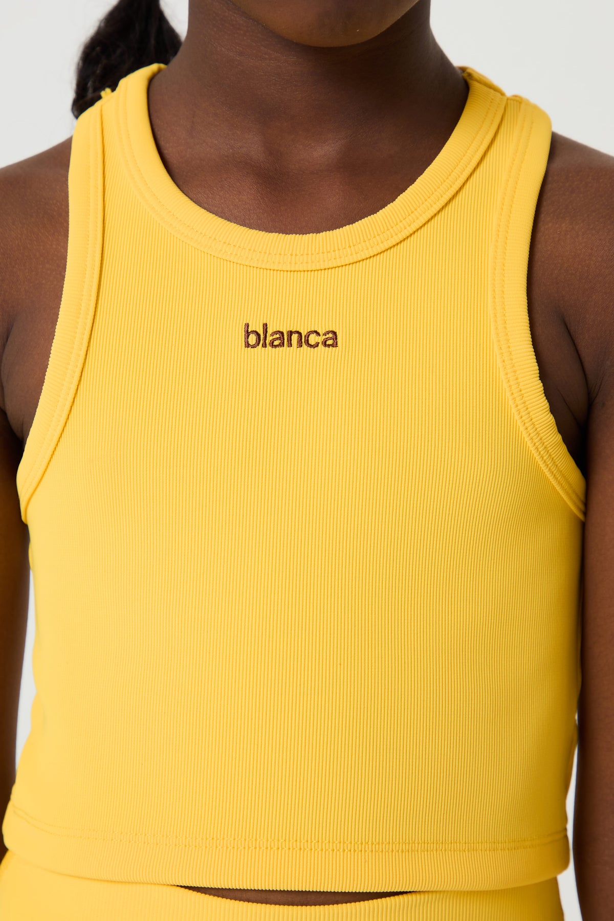 Ribbed Cycling Shorts Set- Mango - Younger Girls