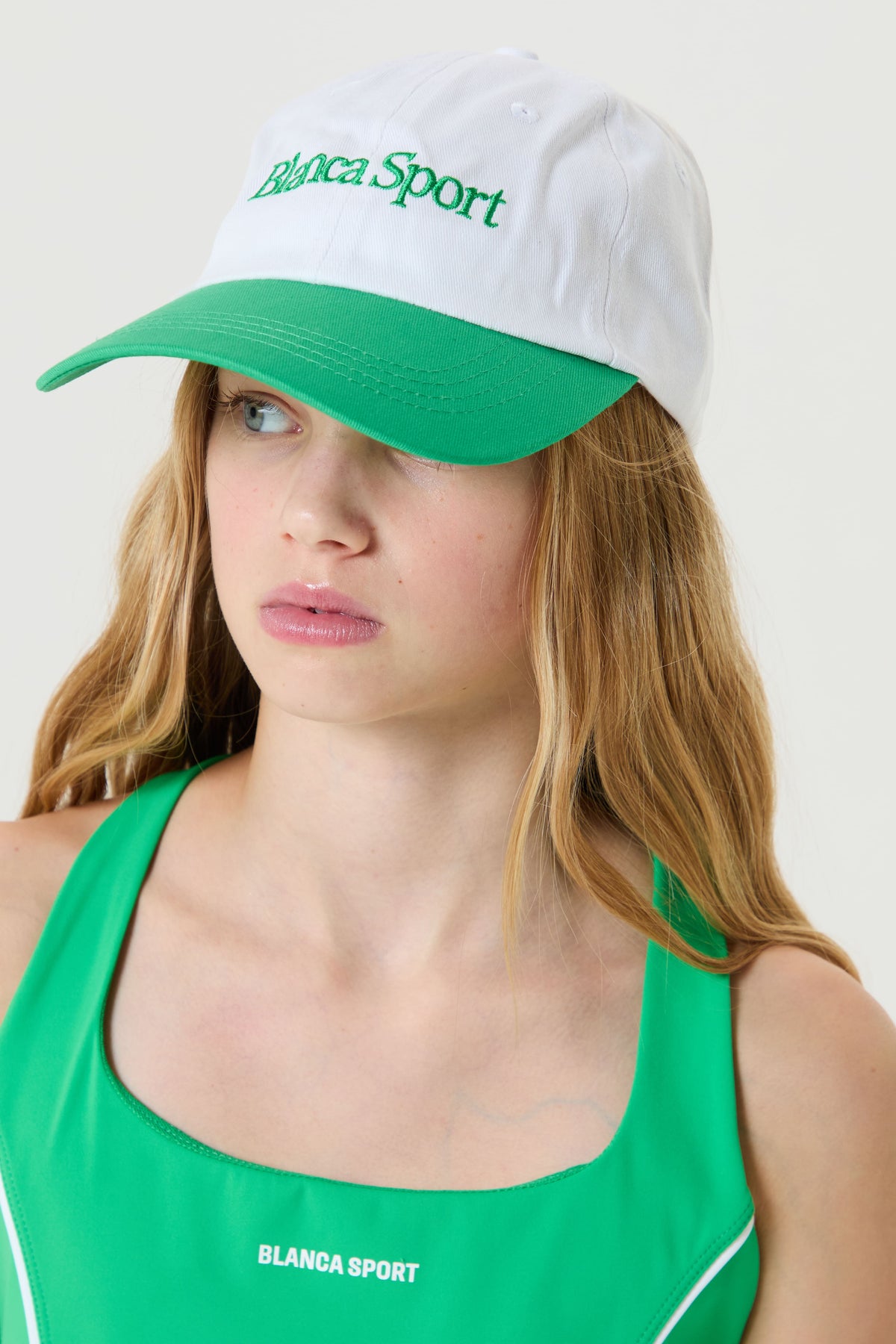 Blanca Sport, Two-Tone Dad Cap, Green White