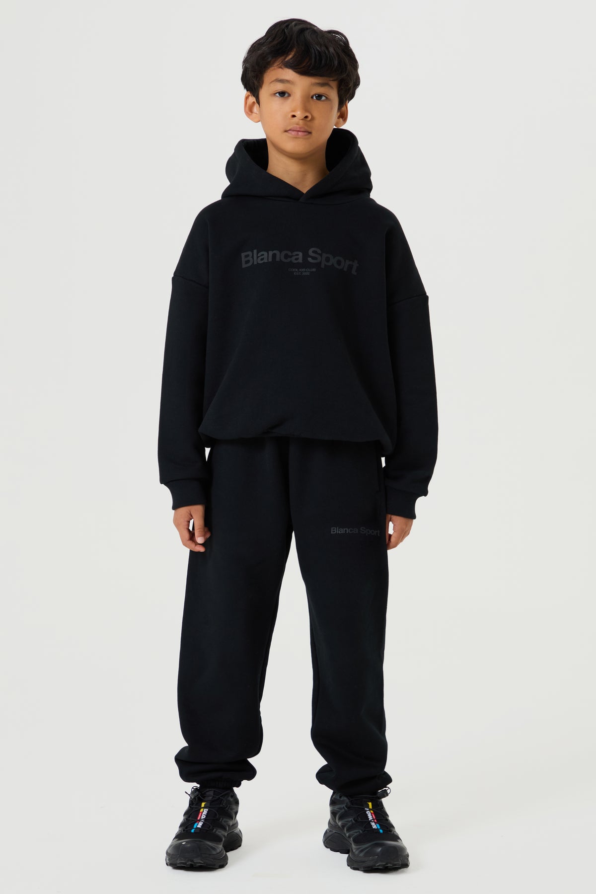 Oversized Hoodie- Black - Younger Boys