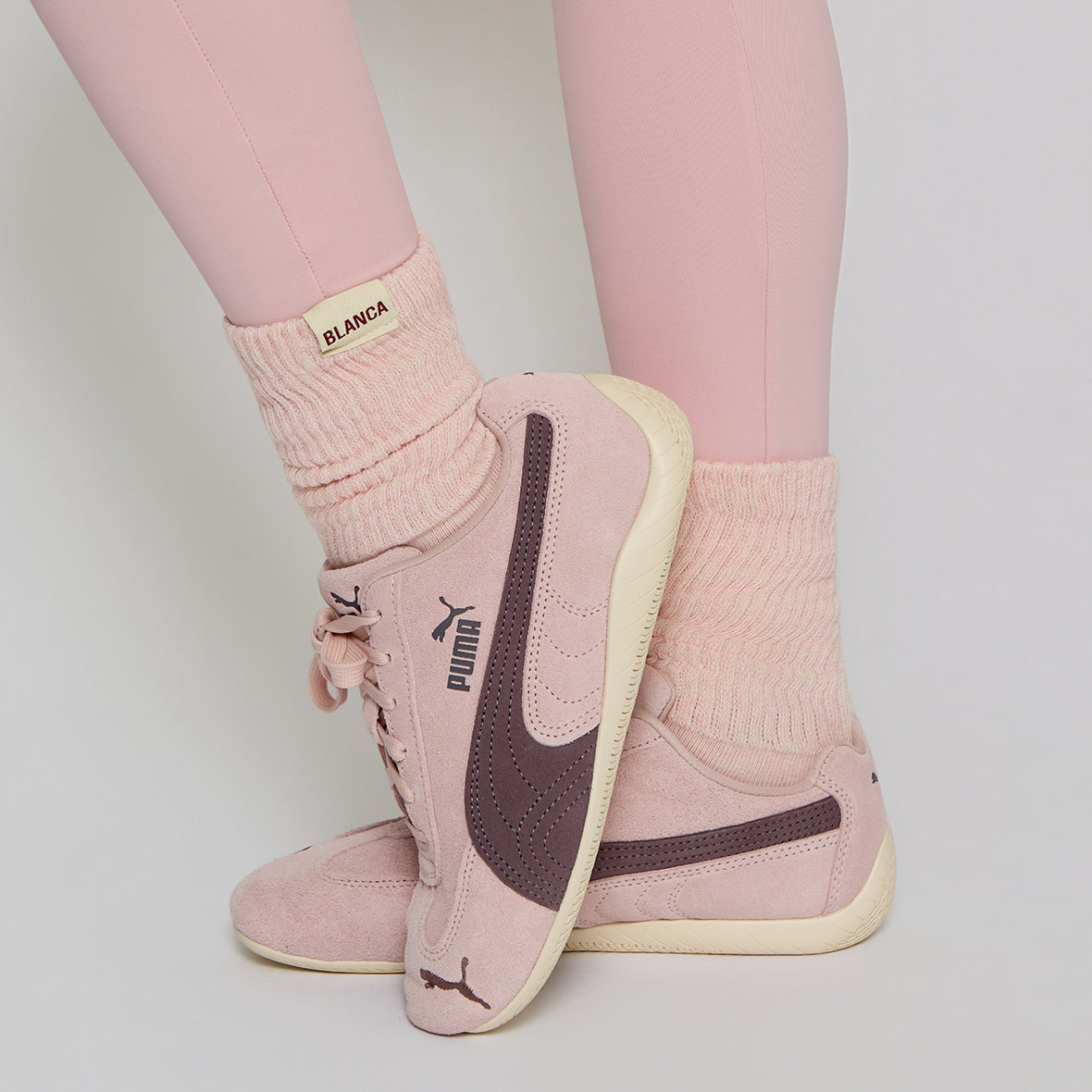 Knitted Socks- Dusky Pink
