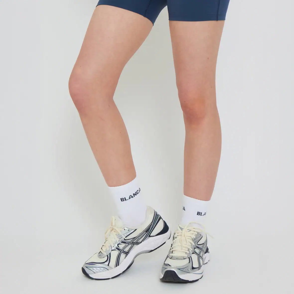 Socks- White, Petrol