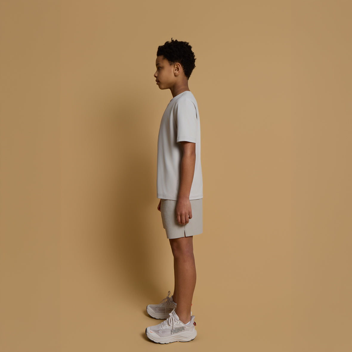 Elevated Active Tee- Stone