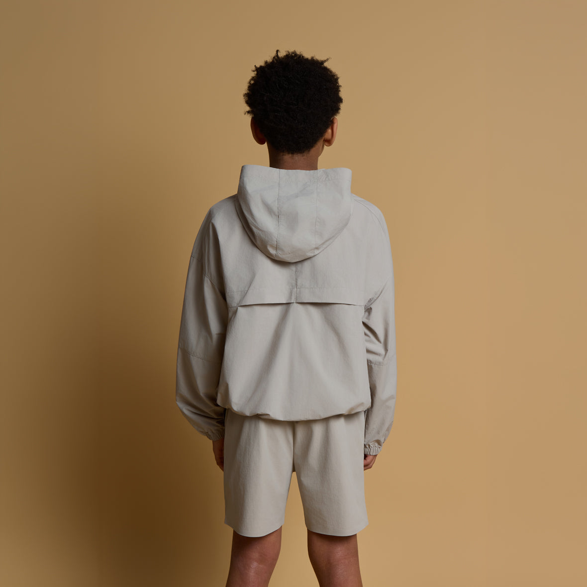 Elevated Windbreaker- Stone