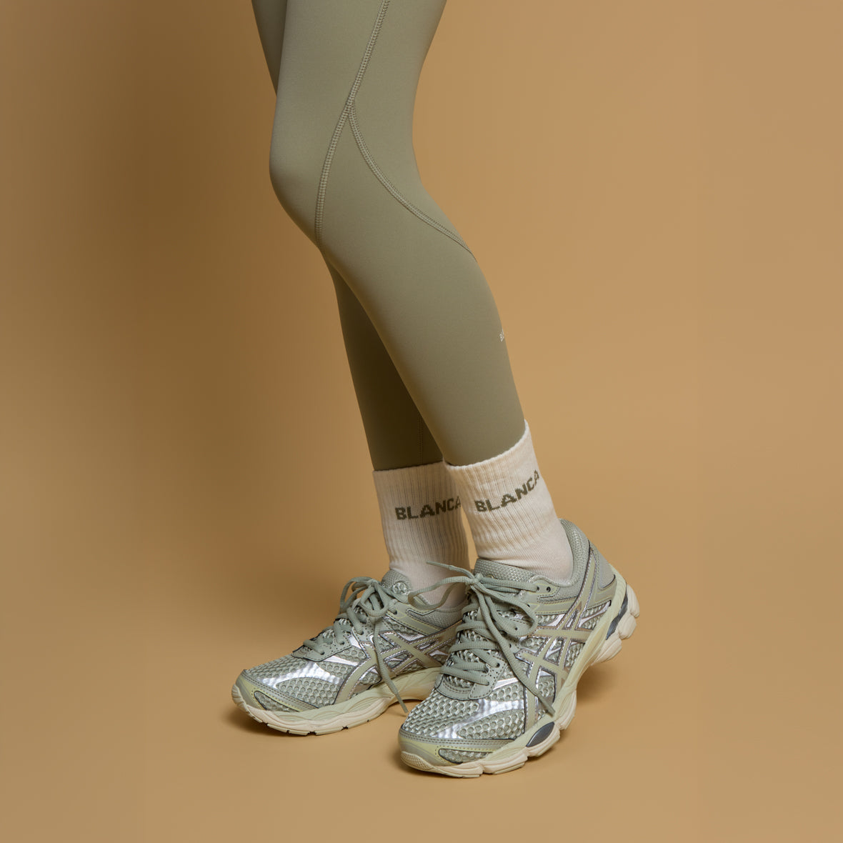 Socks- Light Cream, Khaki