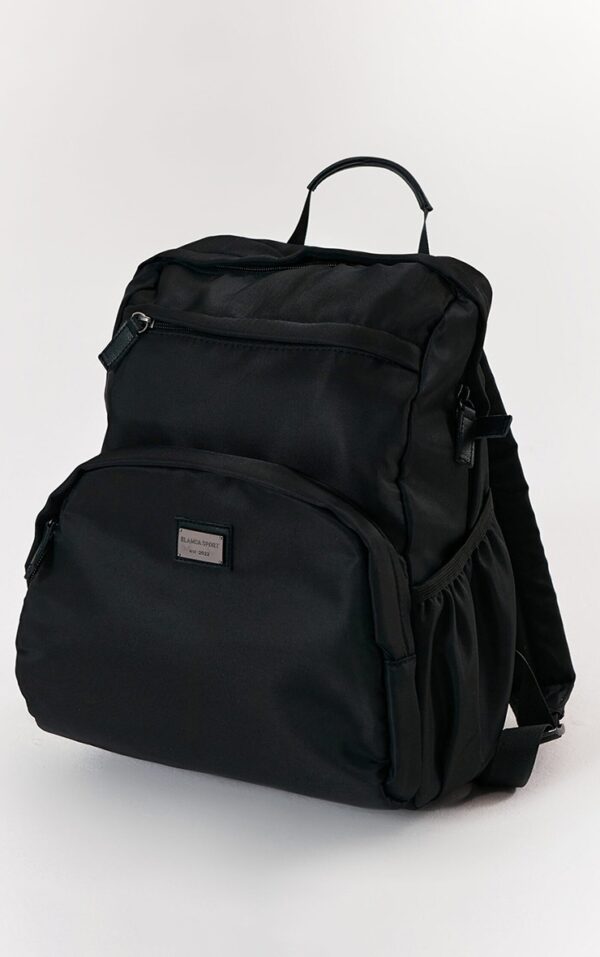 Nylon Backpack, Black