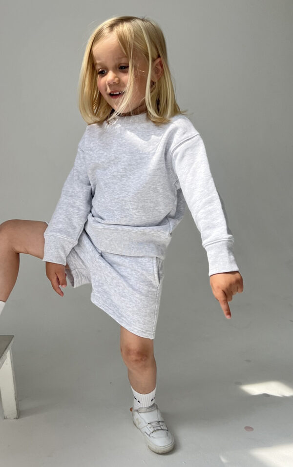 Blanca Sport Everyday Cotton Jumper, Light Grey