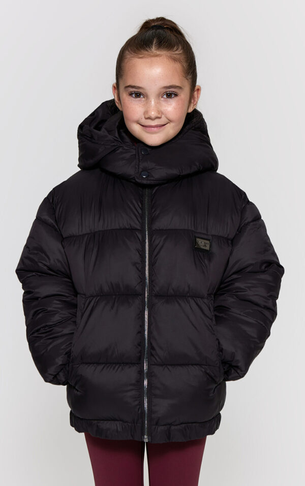 Oversized Puffer Coat, Black