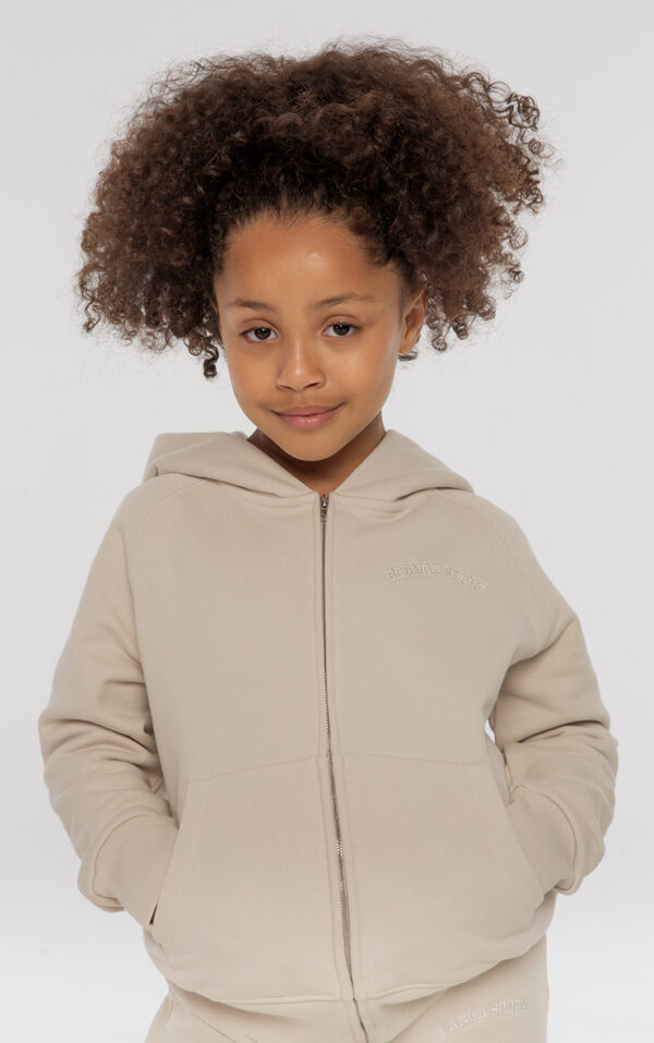 Varsity Oversized Hoodie - Cream