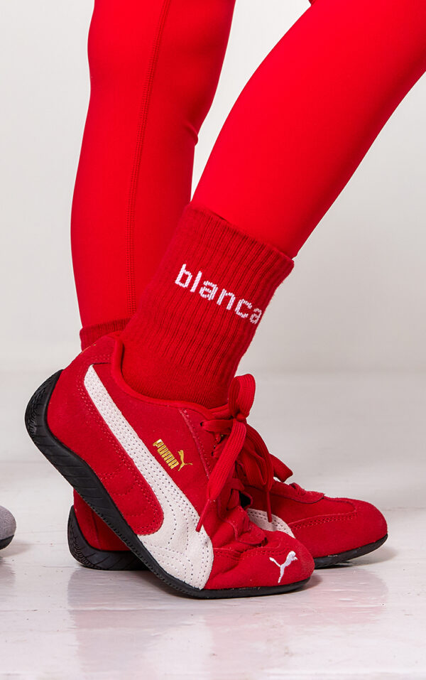Socks, Red-White