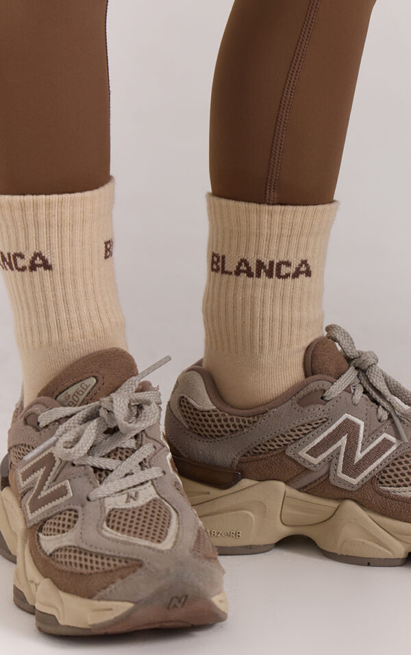 Socks- Cream, Mocha