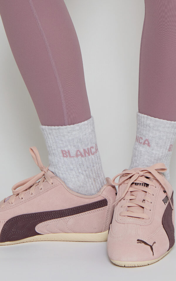 Socks- Marl Grey, Mauve