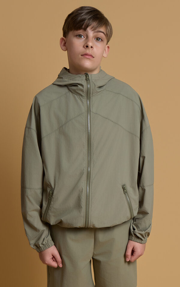 Elevated Windbreaker- Khaki