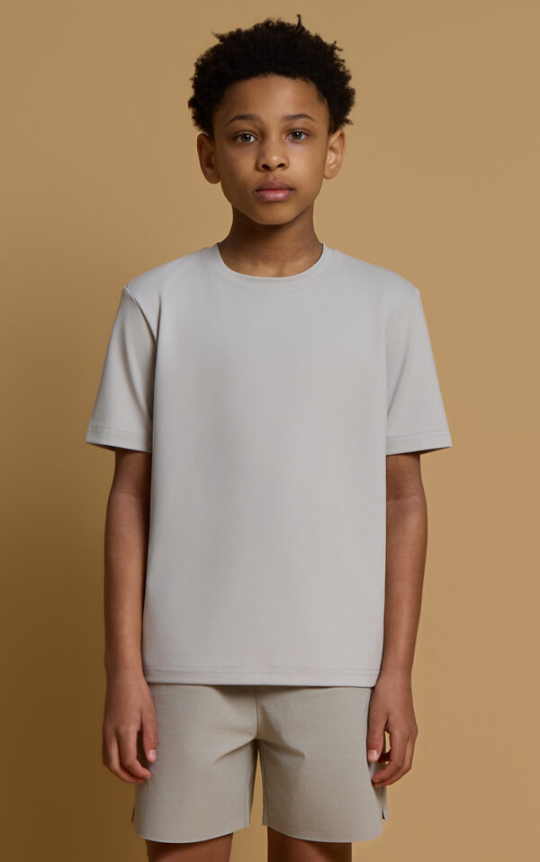 Elevated Active Tee- Stone